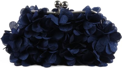 Elegante Schoudertas voor Vrouwen met Bloemenprint - Ideaal voor Bruiloft, Feest en Promenade met Afneembare Ketting