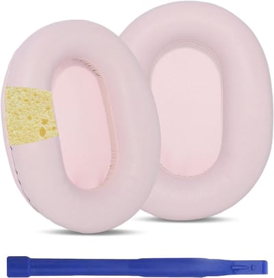 Vervangende Oorkussens voor Sony WH-CH700N, WH-CH710N, WH-CH720N Hoofdtelefoons - Zachte Geheugenfoam en Leer in Roze voor Comfort en Geluidsisolatie