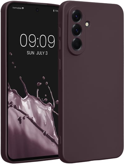 kwmobile metallic telefoonhoesje van TPU - geschikt voor Samsung Galaxy A56 5G - Flexible case voor smartphone - In metallic braam