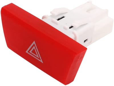 Allecto - Alarm Licht Controle Schakelaar - Originele Vervangingsonderdeel - Betrouwbaar - Geschikt voor 107 en C1 - Auto-accessoires - Kwaliteit -...
