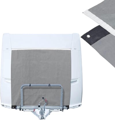 Beschermzeil Caravan - Afdekzeil Camper - Bescherming Tegen Weer - IJs- en Sneeuwvrij - 140-200 x 160 cm - Grijs