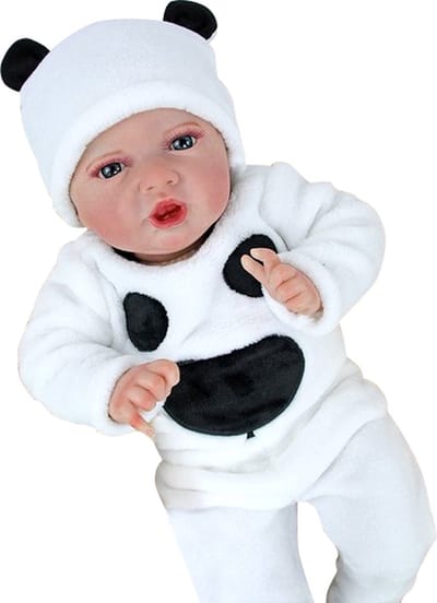 LotaHome - Reborn Baby Pop - Reborn Baby - Levensechte Babypop - Levensecht en Handgemaakt - Slapende Baby Pop - Reborn Doll - Voor Kleine Kinderen, Dementie en Eenzaamheid - Inclusief Diverse Accessoires - Met Haar - Babypop - Cadeau - 55cm
