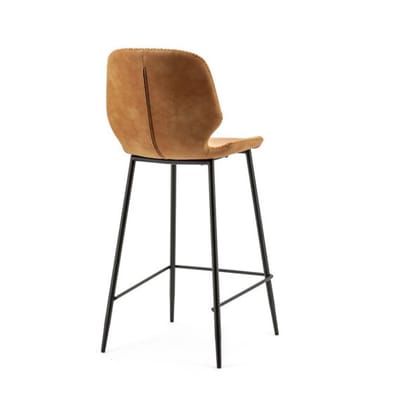 Barstoel Seashell | BY-BOO-Cognac - barstoelen set van 2