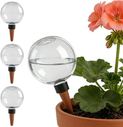 4 Stuks Irrigatieballen voor Planten - 500 ml Zelfbewaterende Bewateringsbal voor Automatische Plantenirrigatie, Ideaal voor Vakantie en Potplanten
