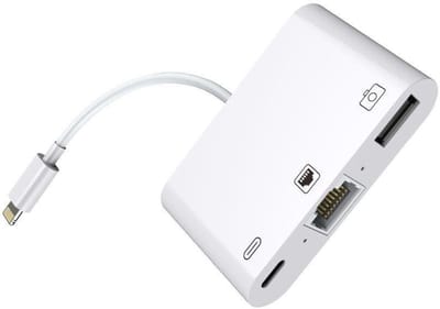 Microconnect W125648613 RJ45, Lightning, USB Lightning Hub Wit