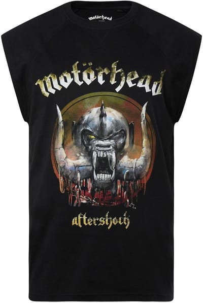 JP 1880 - Heren - Tanktop bandshirt Motörhead - Zwart - Maat 3XL