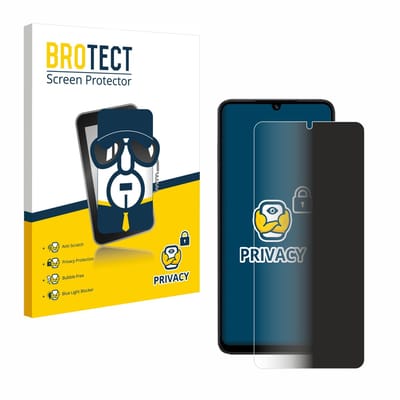 BROTECT - privacy screenprotector voor Honor X5c Plus - Folie Beschermfolie Blauwlichtfilter