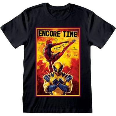 Deadpool T-shirt - Deadpool & Wolverine - Encore Time - M tot XXL - voor Mannen - zwart
