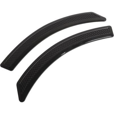 2 stuks Auto Wielwenkbrauwstrip 41,5 cm Universele Anti-botsing Wielkastbeschermer Sticker Zwart black
