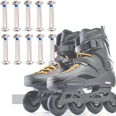 Schroeven voor Inline Skates - Set van 10 stuks voor Wielas Reparatie Tool met 31mm of 36mm Fittings. Geschikt voor Skates Wielas Hardware.