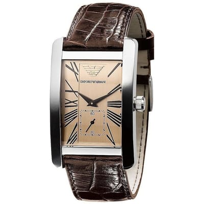 Emporio Armani AR0154 Klassiek Bruin Herenhorloge