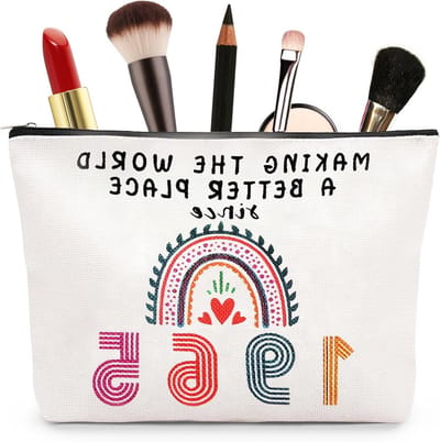 Make-up tas voor vrouwen, verjaardagscadeaus voor 59e verjaardag, reisorganizer en cadeau voor beste vriendin, zus of moeder