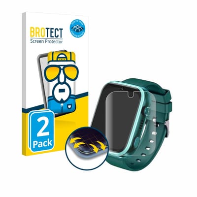 BROTECT - Screenprotector voor Okyuk T45 1.83" - Folie Beschermfolie transparant volledig dekking - 2 Stuks