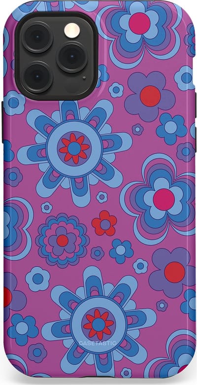 Casetastic Hoesje Geschikt voor Apple iPhone 12/12 Pro Magsafe - Stijlvolle Beschermende Duo-layer Case - Retro relax