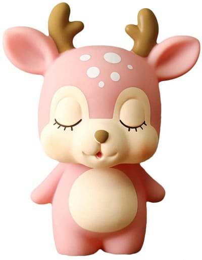 Dailygoods- Spaarvarken Schattig Design - Spaarpot Kind - Decoratie Slaapkamer/Woonkamer - Duurzaam Vinyl - Geschikt voor Alle Munten - Perfect voor Sparen