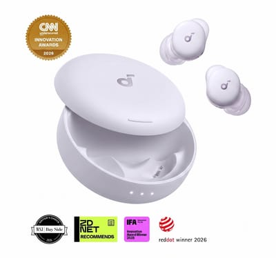 soundcore Sleep A30 Slaapkoptelefoon by Anker - AI Snurkdetectie - Oordopjes Slapen - Perfect voor Zijslapers - Noise Cancelling - 45U Batterij