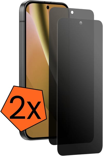 Screenprotector - 2 Stuks - Geschikt voor Google Pixel 10a - Privacy Filter - Gehard Glas - Beschermglas - Tempered Glass - Screen Protector