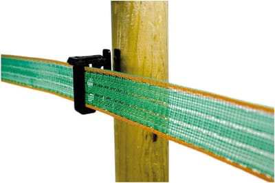 Isolatoren Pakket - Hekpaaltjes - Draad Isoleren - Duurzaam Materiaal - 25 Stuks - Zwart