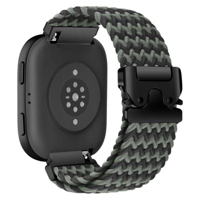 Dailygoods- Horlogeband 22 mm - Nylon Armband - Ademend - Compatibel met Amazfit - Zacht - Voor GTR 4 / Bip 6 / Cheetah Pro - Horlogearmband
