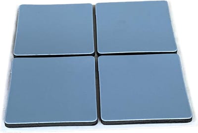 FSW-Products - 4 Stuks - Teflon Meubelglijders - 4 x 4 cm - Vierkant - Meubelvilt - Vloerglijders - Meubelonderzetters - Zelfklevend - Bescherming van Vloer en Meubel - Stoelpoten - Antikras - Viltjes – Stoelpootdoppen