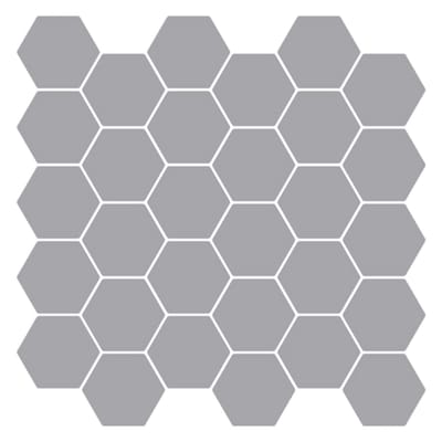 vidaXL - Hexagon - Tegel - 50 - st - Grijs - 30 - x - 30 - cm - Polyurethaan - en - PET