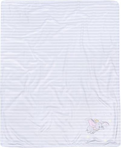 Beige dun gestreept babydekentje Dumbo Disney