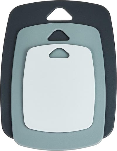Famanu - Set van 3 Snijplanken – Kunststof – Dubbelzijdig – BPA-vrij – Veelkleurig