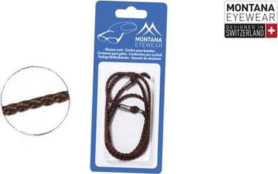 Montana brillenkoord BC3 bruin gevlochten - one size fits all