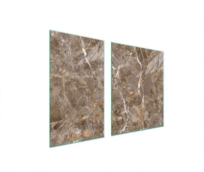 TMK ArtDeko - Snijplank van Gehard Glas - 100x52 cm - Marmerpatroon
