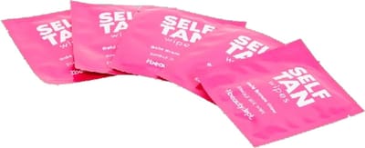 Self Tan Wipes - Roze - Zelfbruiner doekjes - Bruin zonder zon - Set van 5 doekjes - Geschikt voor het hele lichaam