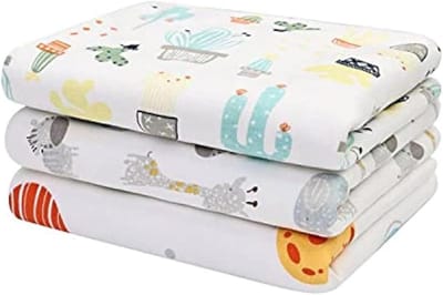 Baby Verschoonmat - Aankleedkussen Voering - Hygiënisch Verschoonmoment - 3-Laags Waterdicht - 22 x 27.5 cm - Meerkleurig