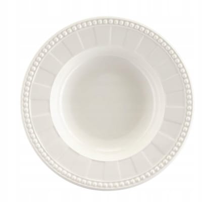 Villa Italia Venetië Wit Diepe Rand 23 cm - Elegant Porselein