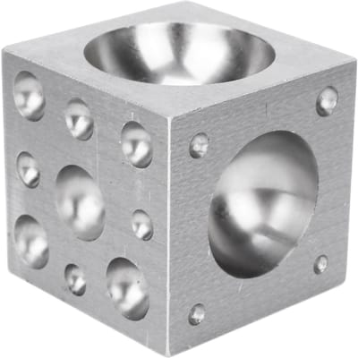 Bloc à godronner carré Outil de mise en forme professionnel pour bijoutier et travail du métal pour la fabrication de bijoux60 X 60mm /