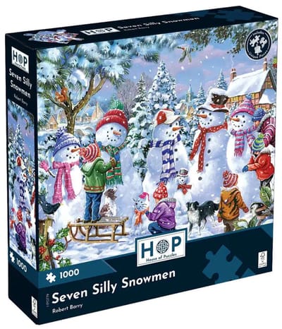 Seven Silly Snowmen Puzzel 1000 Stukjes