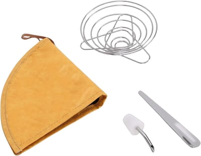 Koffieaccessoireset - Overgietset - Buiten koffie zetten - Draagbaar en compact - 15x15x2cm