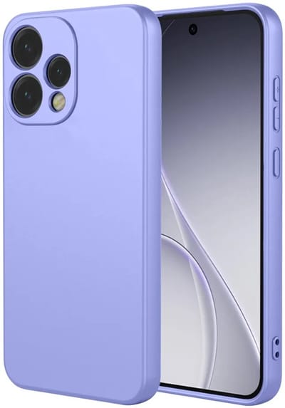 Hoesje geschikt voor Oppo Reno15 - Phonesta Soft Silk Silicone Back Cover - Paars