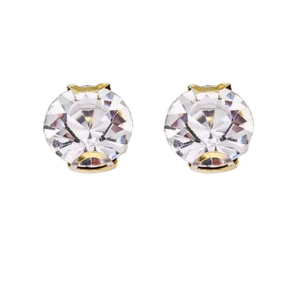 Magneet oorbellen- goudkleur -8 mm- geen gaatje- Charme Bijoux