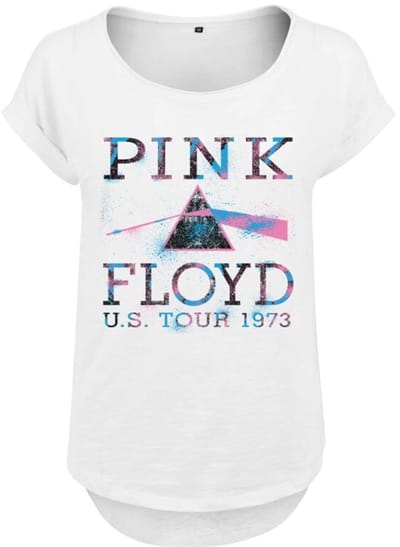 Pink Floyd US Tour 1973 Dames T-shirt - wit - L