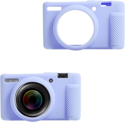 Camera Hoes voor ZV-1F/ZV-1 II/ZV-1M2, Slanke Silicone Bescherming, Schokbestendig en Krasbestendig Accessoire voor Fotografie (Paars)