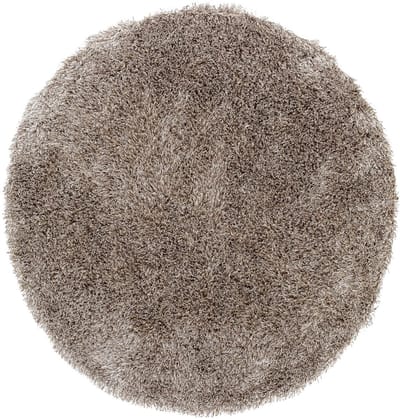 MUST Living Carpet Crown round small,Ø150 cm, Brown, 100% Polyester
