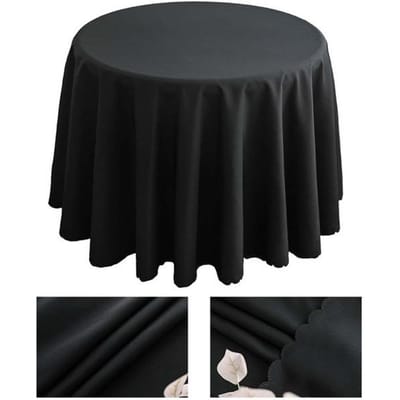 Bankettafelkleed Rond Bruiloftstafelkleed Polyester Tafelkleden Voor Eettafel Thuis Hotel Restaurant Tafelkleed Decor diameter 160cm