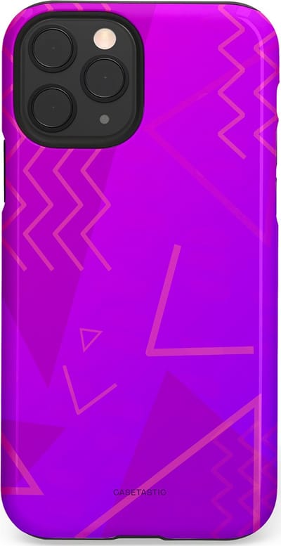 Casetastic Hoesje Geschikt voor Apple iPhone 11 Pro - Stijlvolle Beschermende Duo-layer Case - Discowave