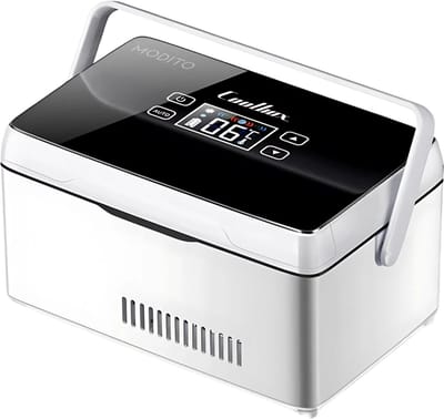 MODITO Medicijnkoelkast PRO - draagbare mini koelkast voor medicatie - zilver