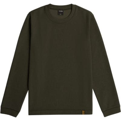 G-Star Raw Tweeter Brushed R L\s Truien & Vesten Heren - Sweater - Hoodie - Vest- Donkergroen - Maat S