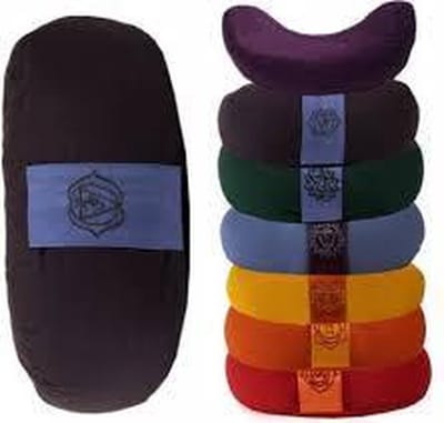 Meditatiekussen Halve maan - Indigo - 6e chakra - M