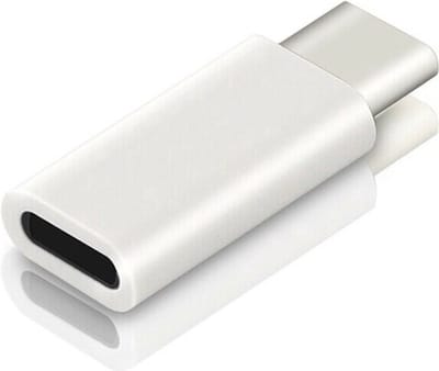 Lightning naar USB-C adapter - Converter - Oplaadadapter - Opladen - Niet geschikt voor data-overdracht - Wit - Jonyx