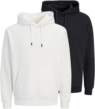 Jack & Jones Heren hoddie 2 pack Bradley