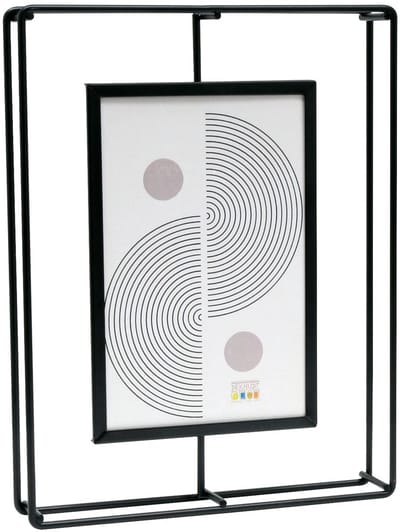 Deknudt Frames fotolijst S68PD2 - zwart metaal - vintage - foto 10x15