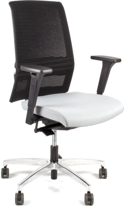 Linea Omnia 01 - Bureaustoel - Ergonomisch EN1335 - Multi verstelbaar- Zwart/Grijs