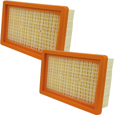 Multaparts® HEPA vlakfilter geschikt voor Kärcher -set a 2 stuks- wasbaar| Vlakfilter o.a. geschikt voor WD4, WD5, WD6, MV4, MV6 serie | Vervanger voor origineelnummer 2.863-005.0